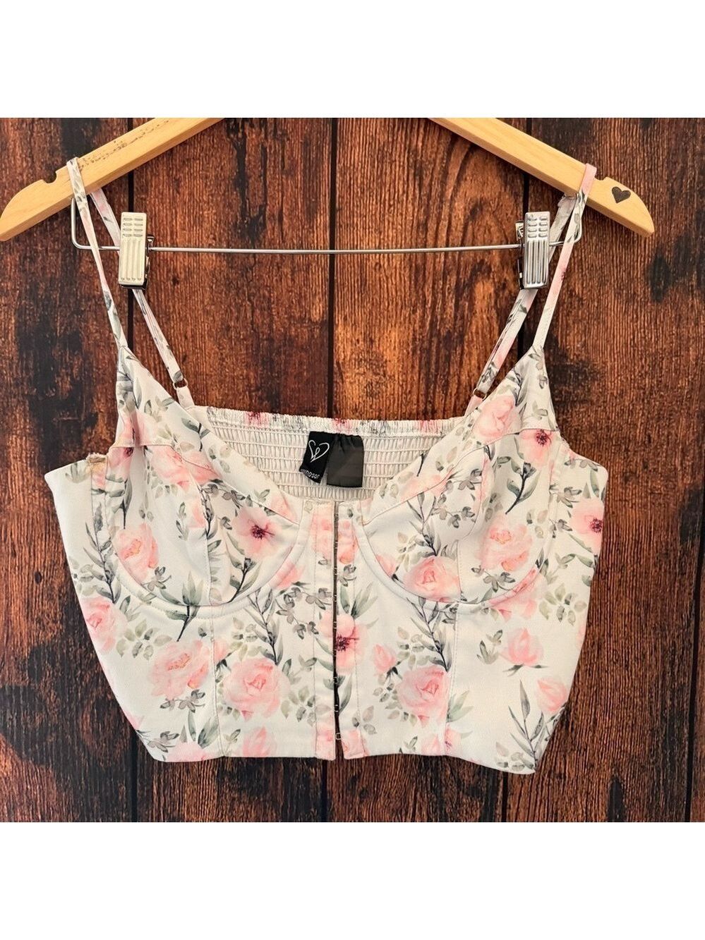 Bundle Happily Gray Denim shorts + Windsor Crop Top- Price Firm - Picture 5 of 9